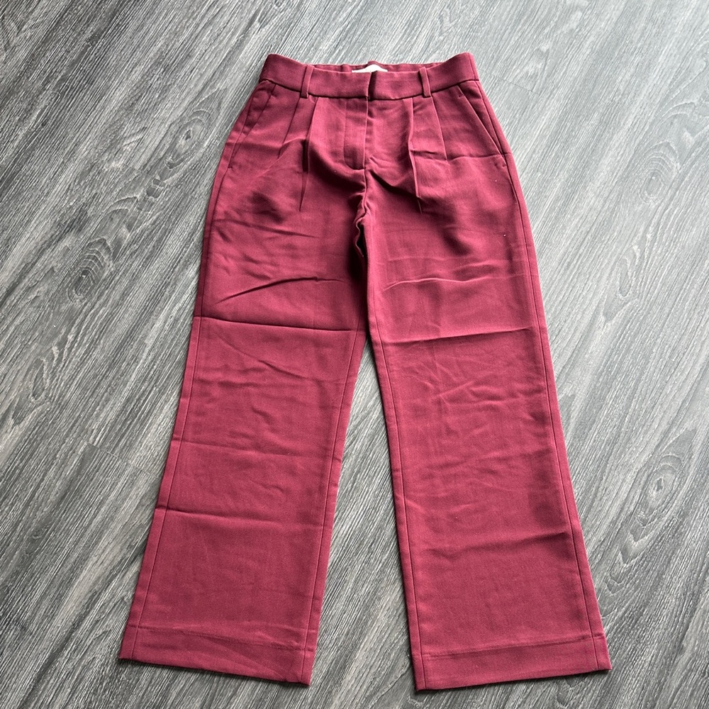 Burgundy Trousers